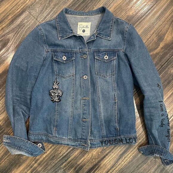 Embroidered Jean Jacket - Picture 3 of 7